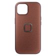 iPhone 15 Peak Design Stof Cover m. SlimLink Beslag - MagSafe Kompatibel - Redwood Online now