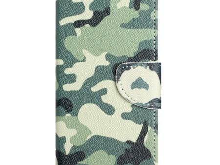 Honor 90 Lite Læder Cover m. Pung & Ståfunktion - Camouflage For Sale