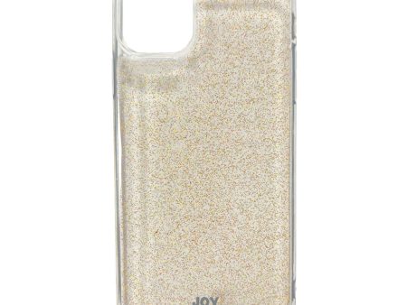 iPhone 11 Pro Max Joy Case Hybrid Glitter Cover - Gennemsigtig   Guld Online now