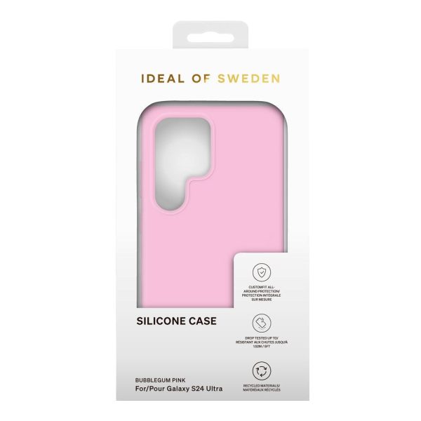 iDeal Of Sweden Samsung Galaxy S24 Ultra Silicone Case - Bubblegum Pink Online Sale