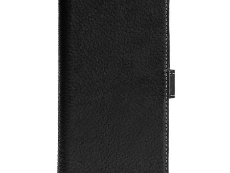 Essentials iPhone 13 Pro Ægte Læder Wallet 2 i 1 m. Kortholder - Sort Online now