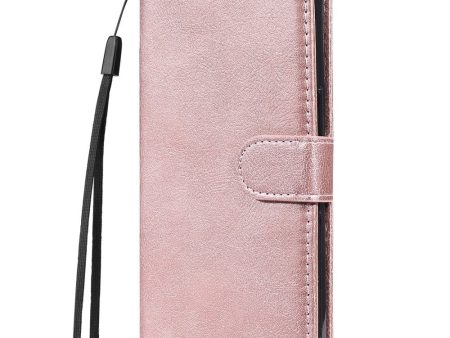 Honor 90 Lite Læder Cover m. Pung og Strop - Rose Gold Online Sale