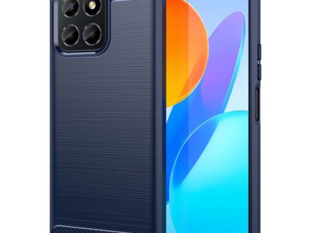 Honor 70 Lite Brushed Carbon Cover - Blå on Sale