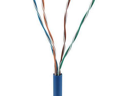 ADI PRO 0E-CAT5RBL CAT5e Riser Cable, 24 4 Solid BC, U, UTP, CMR FT4, Sunlight Resistant, 1000  (304.8) Pull Box, Blue For Cheap