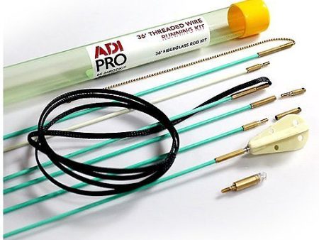 ADI PRO 0E-36RODKIT Fiberglass 36  Rod Kit with (6) Rods and Connectors, Green Hot on Sale