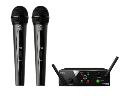 AKG WMS40 Mini Dual Vocal Set Wireless microphone system Online Hot Sale