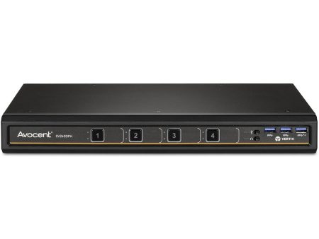 Vertiv SV240DPH-400 Avocent SwitchView Desktop KVM | 4 Port | Single Head | Universal Connector | TAA Compliant Supply