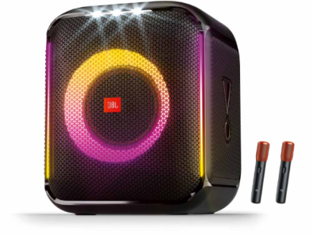 JBL PARTYBOX ENCORE Portable party speaker included digital wireless mics For Cheap