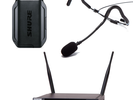 Shure GLXD14R+-Z3 Dual Band Wireless System with Fitness Audio E Mic Headset Supply