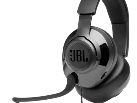 JBL QUANTUM 200 Wired over-ear gaming headset with flip-up mic on Sale