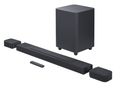 JBL BAR 1000 7.1.4-channel soundbar with detachable surround speakers, MultiBeam™, Dolby Atmos®, and DTS:X® For Sale