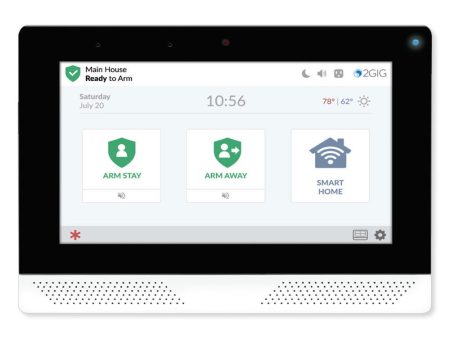 2GIG EDG-NA-VA Edge AT&T Security Panel with 7  touchscreen on Sale