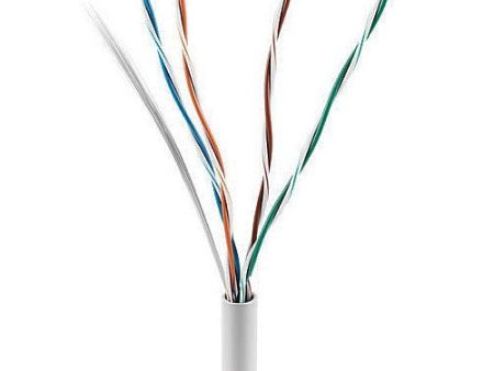 ADI PRO 0E-CAT5PWH CAT5e Plenum Cable, 24 4 Solid BC, U, UTP, CMP FT6, 1000  (304.8m) Pull Box, White Fashion