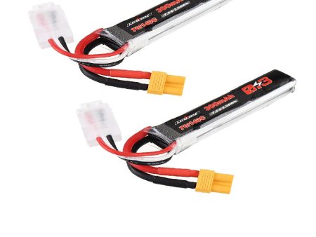 2Pcs URUAV 7.6V 300mAh 70C 140C 2S Lipo Battery XT30 Plug for RC Drone Online Hot Sale