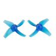 10 Pairs KINGKONG LDARC 48mm 4-blade Transparent Propeller 1.5mm Hub for GT8 RC Drone Supply