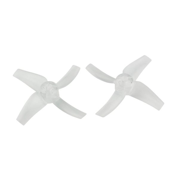 10 Pairs KINGKONG LDARC 48mm 4-blade Transparent Propeller 1.5mm Hub for GT8 RC Drone Supply