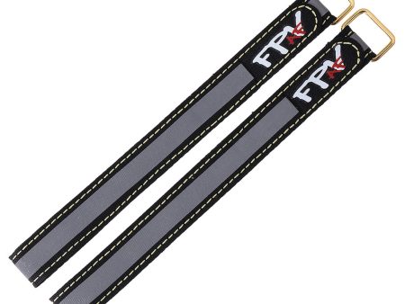 2Pcs RJX 20X350 400mm Thread Stitching Reflective Battery Strap Metal Buckle for RC Battery Hot on Sale